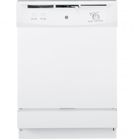 GE Spacemaker Under-The-Sink dishwasher in white GSM2200VWW